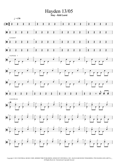 Stay (arr. Cyril Mayer)