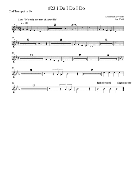 I Do I Do I Do I Do (arr. Violi)