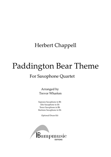 Paddington Bear Theme (arr. Trevor Wharton)