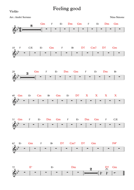 Feeling Good (arr. André Serrano)