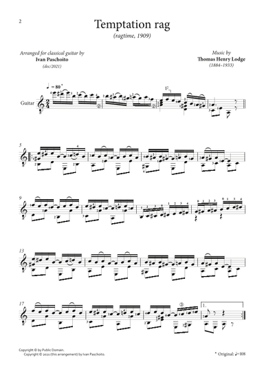 Temptation rag (arr. Ivan Paschoito)