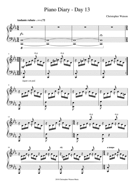 Piano Diary No.13
