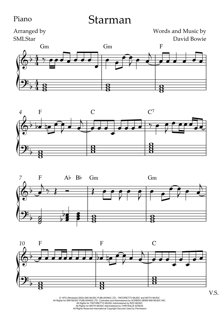 Starman (arr. SMLStar)
