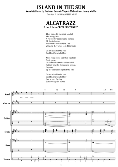Island In The Sun (arr. from68)
