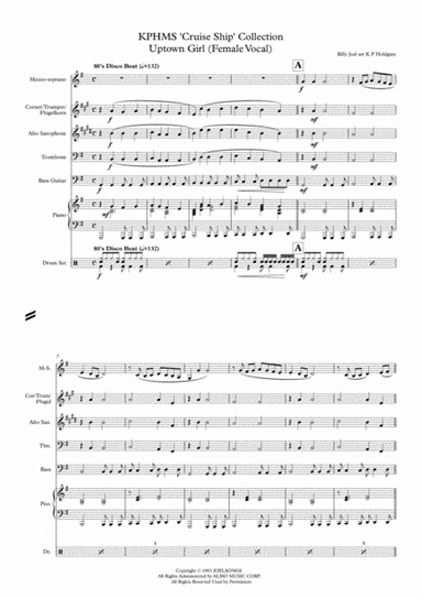 Uptown Girl (arr. Kevin P Holdgate)