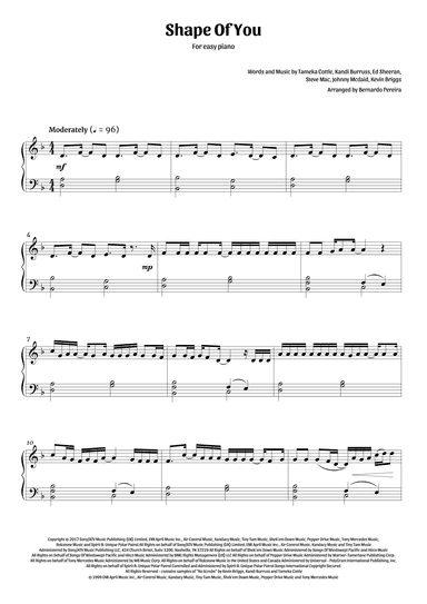 Shape Of You (arr. Bernardo Pereira)