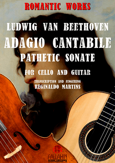 ADAGIO CANTABILE (PATHETIC SONATE) - BEETHOVEN - FOR CELLO AND GUITAR (arr. REGINALDO MARTINS)