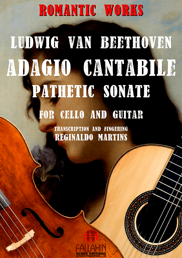 ADAGIO CANTABILE (PATHETIC SONATE) - BEETHOVEN - FOR CELLO AND GUITAR (arr. REGINALDO MARTINS)