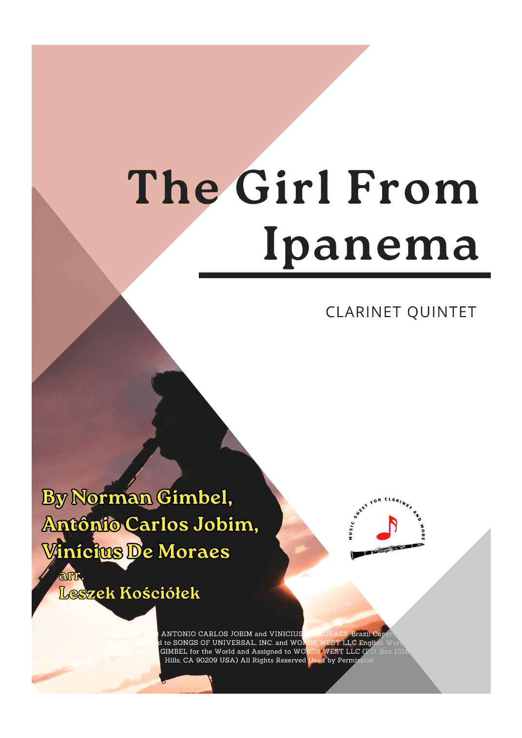 The Girl From Ipanema (garôta De Ipanema) (arr. Leszek Kościółek)