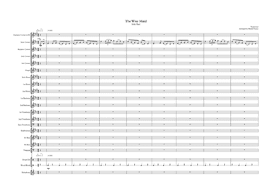 The Wise Maid (Irish Reel). Brass band arrangement. (arr. Rhodri Tomos)