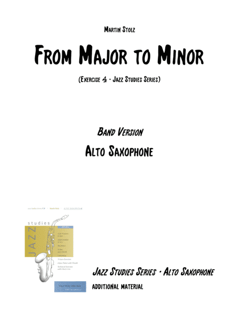 From Major to Minor · Alto Saxophone and Band