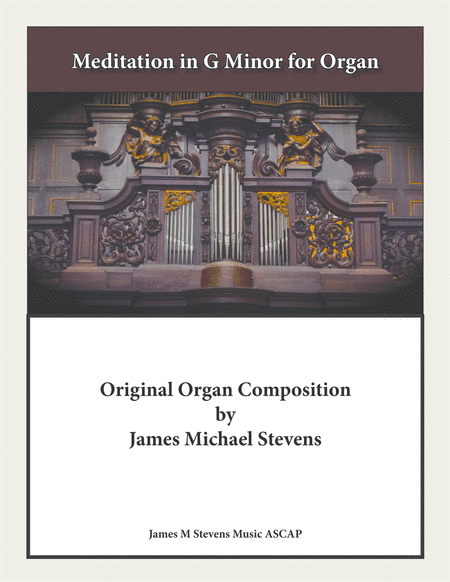 Meditation in G Minor for Organ  - Organ Solo