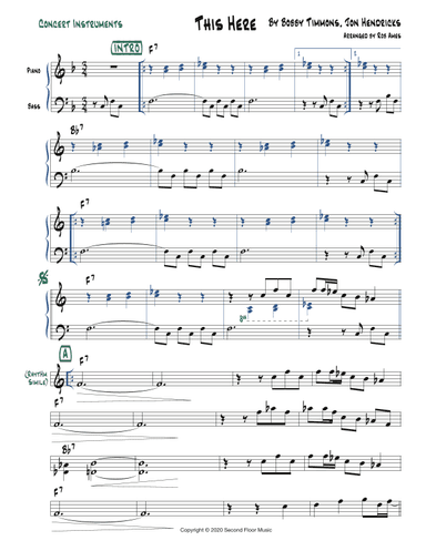 This Here (arr. Rob Ames)