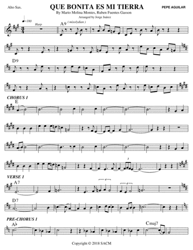 Que Bonita Es Mi Tierra (arr. Jorge Juárez)