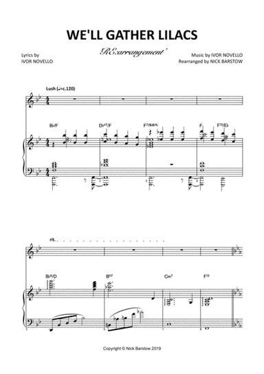 We'll Gather Lilacs (arr. Nick Barstow)