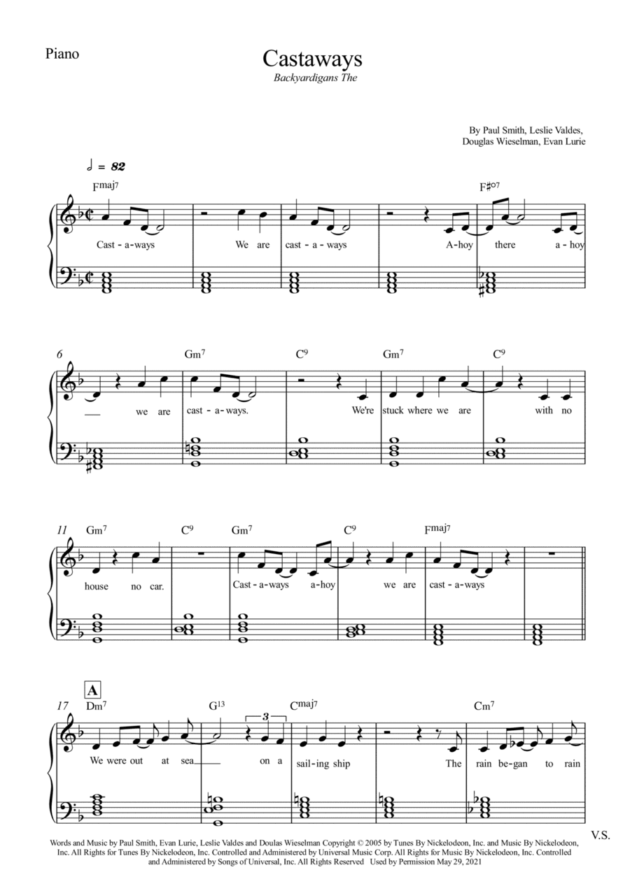 Castaways (arr. Wesley S. SIlva)