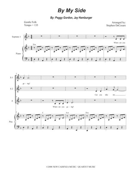 By My Side (arr. Stephen DeCesare)