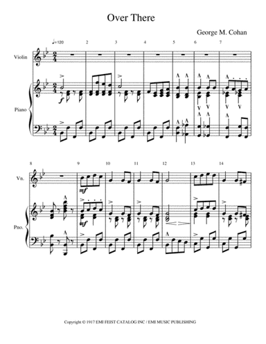 Over There (arr. Dominic Meccia)