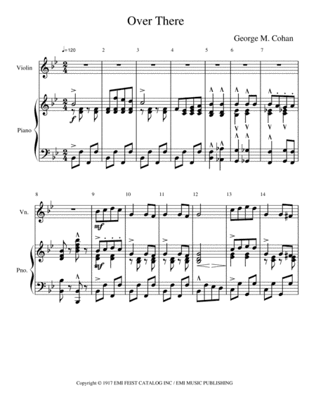 Over There (arr. Dominic Meccia)