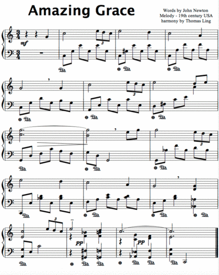 Amazing Grace (arr. Thomas Ling)