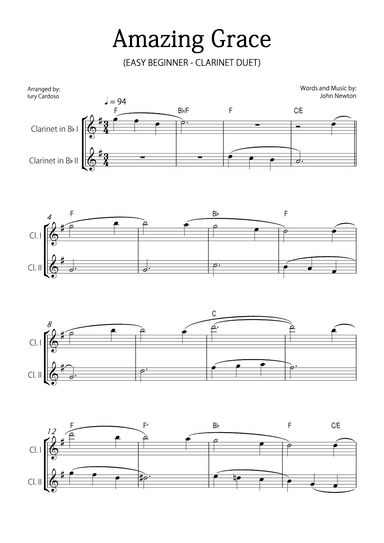 Amazing Grace (arr. Iury Cardoso)