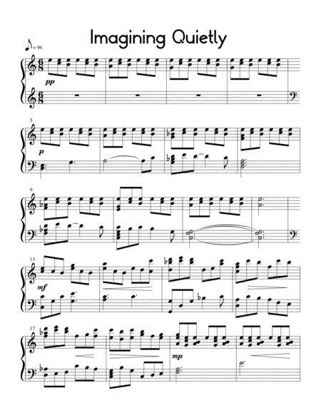 Imagining Quietly (Alternate Version in C Major)