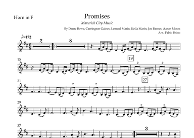 Promises (arr. Fabio Britto)