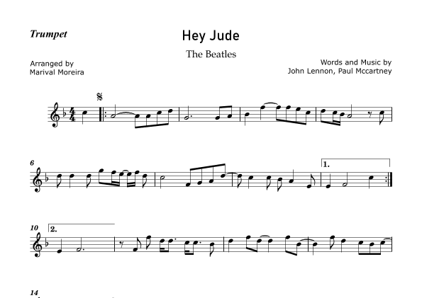 Hey Jude (arr. Marival Moreira)