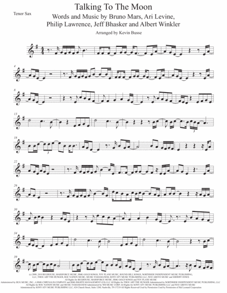 Talking To The Moon (arr. Kevin Busse)