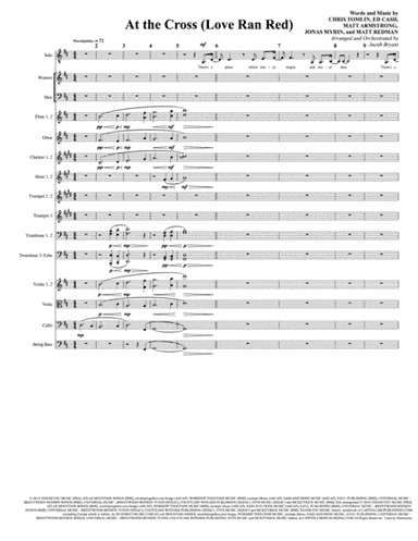 At The Cross (love Ran Red) (arr. Jacob Bryant)