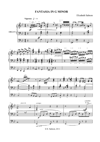 Fantasia in G minor