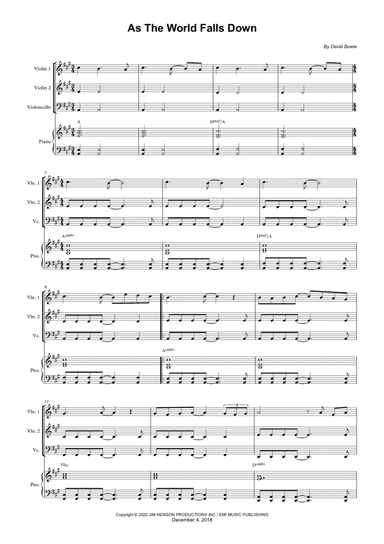 As The World Falls Down (arr. Wesley S. SIlva)