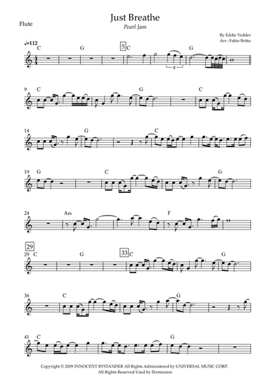 Just Breathe (arr. Fabio Britto)
