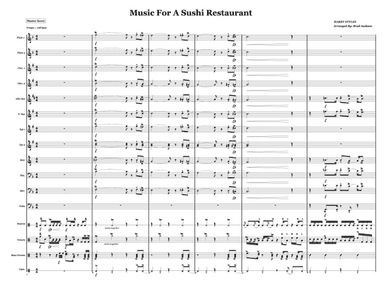 Music For A Sushi Restaurant (arr. Brad Jackson)