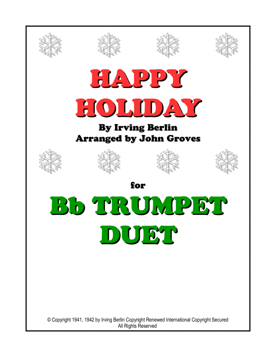 Happy Holiday (arr. John Groves)
