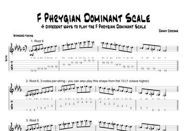 F Phrygian Dominant Scale (4 Ways to Play)