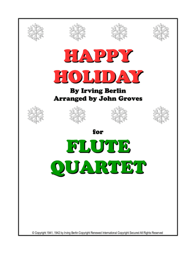 Happy Holiday (arr. John Groves)