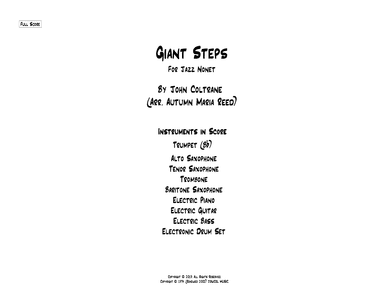 Giant Steps (arr. Autumn Maria Reed)