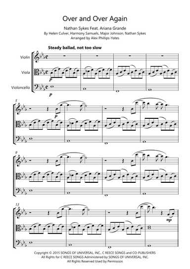 Over And Over Again (arr. Alex Phillips-Yates)