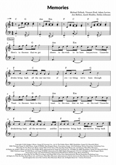 Memories (arr. Pave)