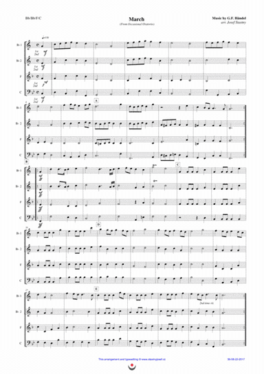 March (Occasional Oratorio) (arr. Josef STASTNY)