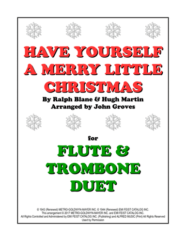 Have Yourself A Merry Little Christmas (arr. John Groves)