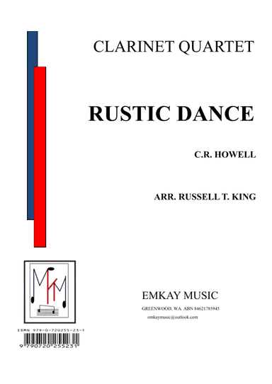 RUSTIC DANCE – CLARINET QUARTET (arr. RUSSELL T. KING)