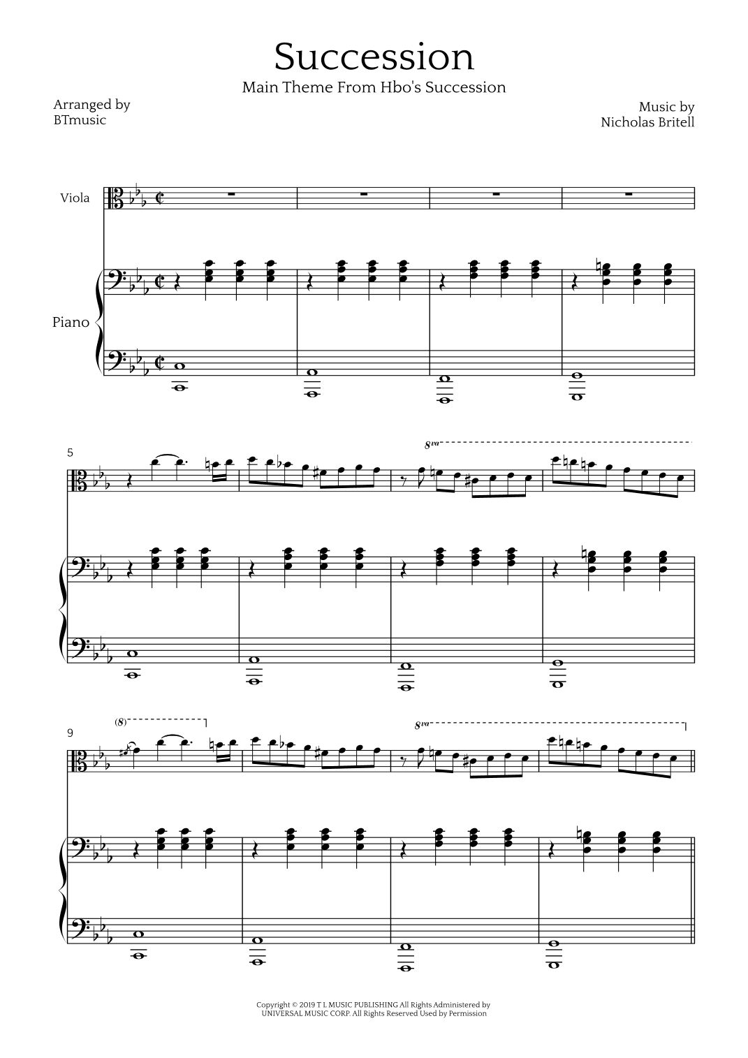 Succession Theme (arr. BTmusic)