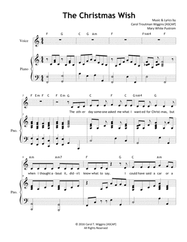The Christmas Wish (Vocal Solo)