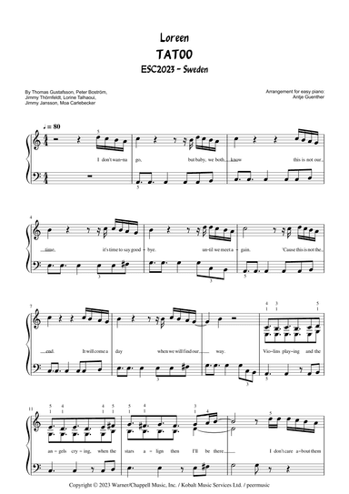 Tattoo (arr. Antje Günther)