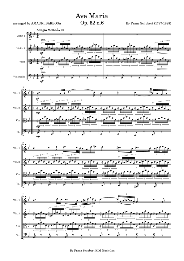 Ave Maria (arr. Amauri Barbosa)