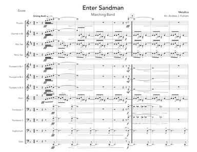 Enter Sandman (arr. Andrew J. Putnam)