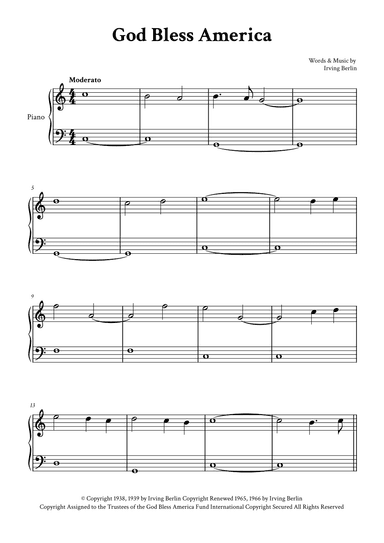 God Bless America ® (arr. Yuri Noronha)