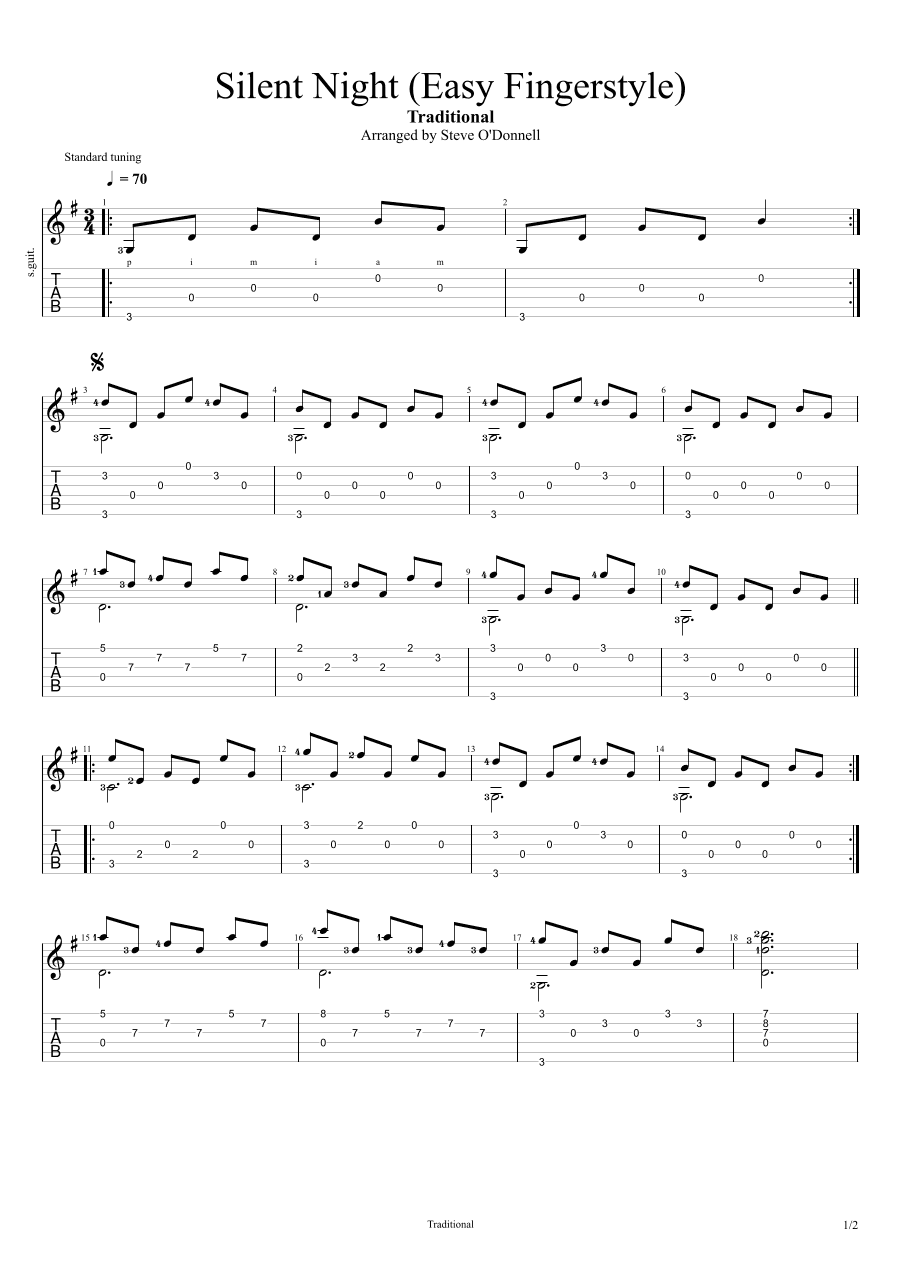 Silent Night (arr. Steve O'Donnell)